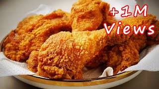 THE SECRETS TO MAKE THE BEST CRISPY AND JUICY FRIED CHICKEN SO DELICIOUS BETTER THAN TAKE OUT [upl. by Yasmar753]