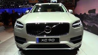 2015 Volvo XC90 T6 AWD  Exterior and Interior Walkaround  Debut at 2014 Paris Auto show [upl. by Trevethick]