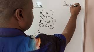 Finding Last Unit of Numbers Using Number Cycle [upl. by Rowan]