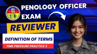 Penology Officer Examination Reviewer Definition of Terms  Part 3  POE Exam Reviewer [upl. by Broddie583]