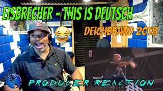 Eisbrecher This is Deutsch  Deichbrand 2018  Producer Reaction [upl. by Larret]