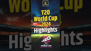 T20 World Cup 2024 Highlights 🔥 T20worldcup utkarshclasses T20highlights [upl. by Eillime300]