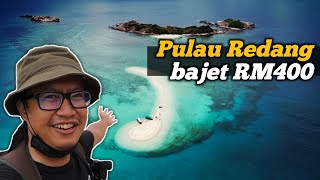 Pulau Redang bajet RM400 dapat apa Buka pintu bilik terus nampak pantai [upl. by Yttig]