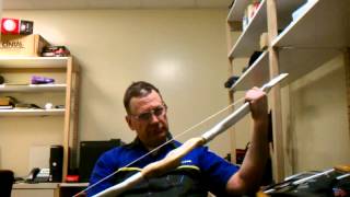 34quot PVC pipe bow with a wood handle [upl. by Nemrac]