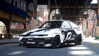 GTA IV San Andreas BETA  Team NFS Toyota Corolla GTS AE86 MOD HD 1080p [upl. by Anertak]