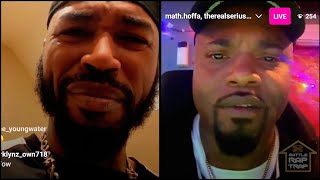 Math Hoffa amp Serious Jones GO TO WAR This Was WILD‼️😱 [upl. by Nyral]