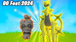 NEW MARSHADOW RELEASE IN POKEMON GO GO Fest Mythical Pokemon Release [upl. by Leirol]