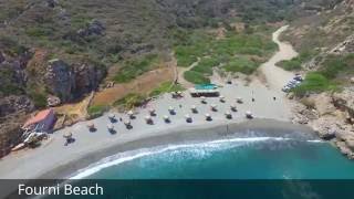 Kythira island  best beaches Top 8 beaches by drone camera [upl. by Roskes638]