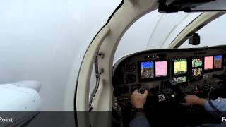 Cessna 340 ILS Approach KADS [upl. by Hephzibah]