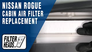 How to Replace Cabin Air Filter 2023 Nissan Rogue SV AQ1278C [upl. by Auqinimod]