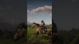 Beautiful golden Turkoman horse Red Dead Redemption 2 🐴🌵🌟 shorts rdr2 [upl. by Aicileb]