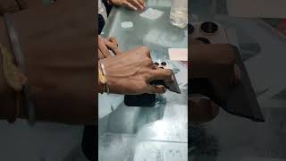 How to apply members skin on the phoneiphone 16 pro max membrane viralshort smartphone shorts [upl. by Leonteen111]