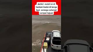 shots mobil di terjang ombak laut besar [upl. by Gradey777]