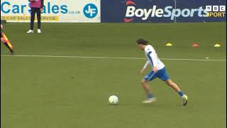 COLERAINE 2 V GLENTORAN 1 BBC SPORT HIGHLIGHTS  2024 IRISH PREMIERSHIP FOOTBALL [upl. by Tattan460]