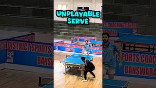 Unplayable Serve in Table Tennis 🏓 Unplayable Service Ping Pong shorts tabletennis [upl. by Halsey]