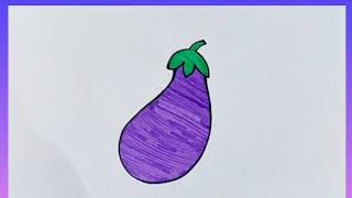 Brinjal drawing 🍆 [upl. by Juni]