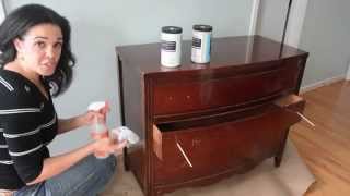 How to Paint a Dresser Using Beyond Paint  Furniture Makeovers Thrift Diving [upl. by Vala]