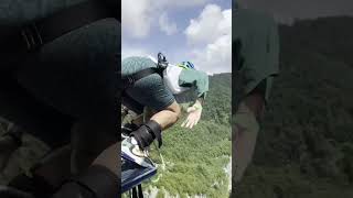 170 metre bungee jumping beautiful place nature love  roshaninandisonamthakur trending [upl. by Isiahi]