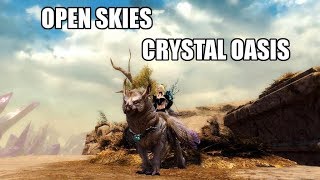 Guild Wars 2 Griffin Mount Open Skies Crystal Oasis Collection part 2 [upl. by Adalia825]