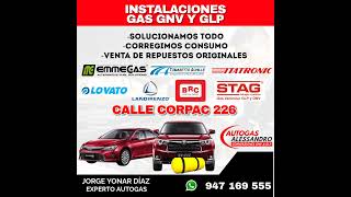 Autogas Alessandro  calle corpac 226 Callao  947169555 [upl. by Ydnerb859]