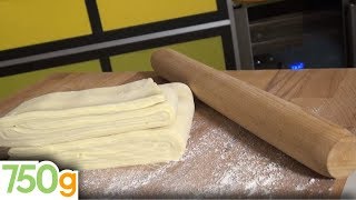 Recette du Pâte feuilletée maison Express  750g [upl. by Esinehs]