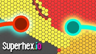 SUPERHEXIO  NEW IO GAME Defend your land [upl. by Adiol]