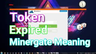 Token Expired in Minergate Meaning Software Problem Solving Method in Hindi 2018 [upl. by Ahsinnor447]