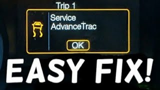 How to Fix amp Reset Service AdvanceTrac RSC Warning Light on Ford Vehicles [upl. by Okihcas323]