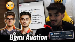 Ghatak New Team 🤔 Zgod React On Auction In Bgmi  😯 [upl. by Ralyt67]