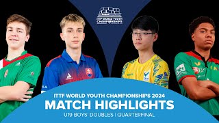 LeiArpas vs IizukaAbiodun  U19 BDQF  ITTF World Youth Championships 2024 [upl. by Halda360]