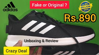 Adidas Fluo M Running Shoes Review  Adidas Shoes Under 1000 Review [upl. by Nnayrb]