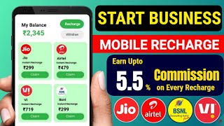 Retailer amp Distributor App with Best Commission  Recharge App amp High Commission  New Recharge App [upl. by Lrat]