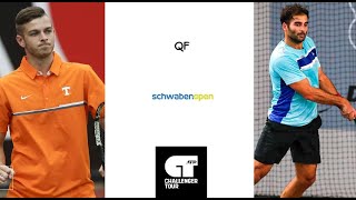 Timo Stodder vs Benjamin Hassan  Challenger Augsburg QF [upl. by Anirtep]