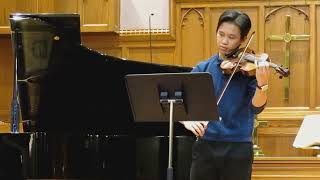 Youth Recital Schindlers List  Nov 2024 age 17 [upl. by Rabma877]