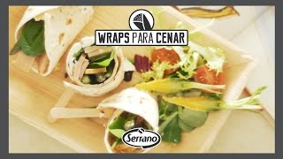 Wrap de Pavo Finas Hierbas con Crema Queso Espinacas y Espárragos [upl. by Corie]