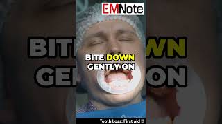 Tooth Loss First aid doctor nursing medical [upl. by Enreval]