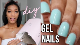 DIY Gel Nails how to do gel nails at home [upl. by Ginsburg609]