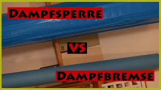 Dampfsperre vs Dampfbremse  Welche Unterschiede gibt es [upl. by Nylirej]