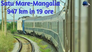 Călătorie cu Trenul de la Satu Mare la Mangalia 🚆 947 km în 19 Ore [upl. by Eivlys]