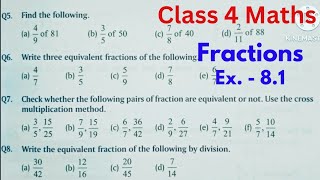 🍕Fractions of Whole Numbers  How to find Equivalent fractions  Class 4 maths Fractions [upl. by Pollak393]