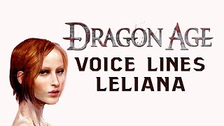 Leliana Voice Lines  Dragon Age Origins [upl. by Gigi]