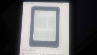 How to setup a kindle Paperwhite First time Registering [upl. by Anerual]