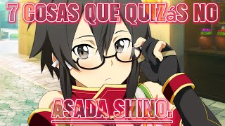 7 Cosas Que Quizás No Sabías Asada Shino [upl. by Martita376]