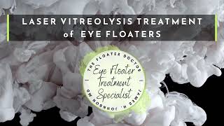 Laser Vitreolysis Treatment of Eye Floater  Doctors View and Live Commentary [upl. by Sevart]