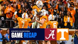 No 11 Tennessee OUTLASTS No 7 Alabama for big win  Game Recap [upl. by Kowtko223]