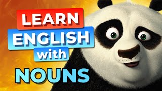 SUSTANTIVOS en Inglés en Kung Fu Panda Nivel 1  Aprende Inglés con Kung Fu Panda [upl. by Yob]