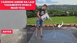 MPERMEABILIZANTE PARA LAJE PAREDE CISTERNA CAIXA D AGUA PISCINA  COMO IMPERMEABILIZAR LAJE [upl. by Kip766]