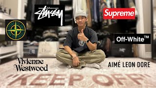 closet tour 2024 streetwear  vintage fashion [upl. by Wash556]