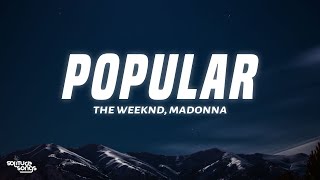 The Weeknd Playboi Carti amp Madonna  Popular Lyrics [upl. by Atikehs]