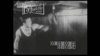 1930 Yankee Stadium Boxing Match Max Schmeling vs Jack Sharkey [upl. by Eedoj]